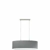 Lampes En Tissu-Luminaires Eglo Suspension Eglo PASTERI Nickel mat, 2 lumières