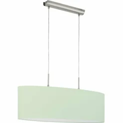 Lampes En Tissu-Luminaires Eglo Suspension Eglo PASTERI-P Blanc, 2 lumières
