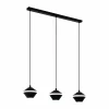 Luminaires Eglo Suspension Eglo PERPIGO LED Noir, 3 lumières* Éclairage Led