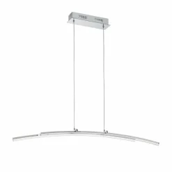 hofstein Suspension Eglo PERTINI LED Chrome, 2 lumières