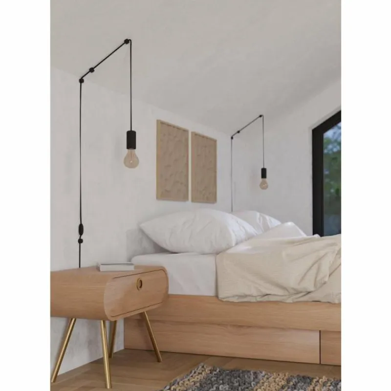 Luminaires Eglo Suspension Eglo PINETINA Noir, 1 lumière* Suspensions