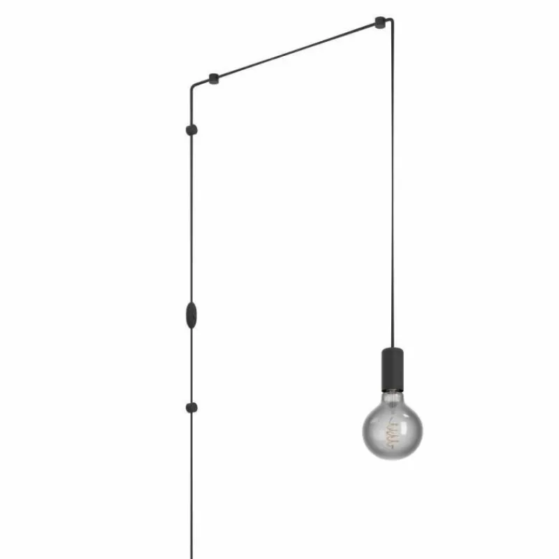 Luminaires Eglo Suspension Eglo PINETINA Noir, 1 lumière* Suspensions