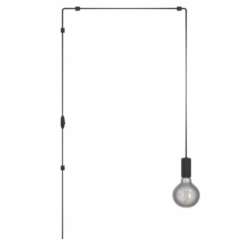 Luminaires Eglo Suspension Eglo PINETINA Noir, 1 lumière* Suspensions