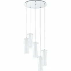 Luminaires Eglo Suspension Eglo PINTO Chrome