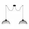 Luminaires Eglo Suspension Eglo POMPEYA Noir, 2 lumières* Suspensions