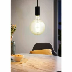 Luminaires Eglo Suspension Eglo POZUETA Noir, 1 lumière* Suspensions