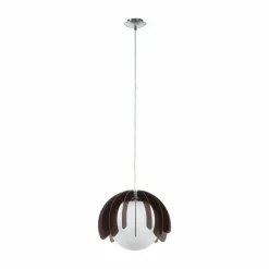 Luminaires Eglo Suspension EGLO RAMBLA Nickel mat, 1 lumière