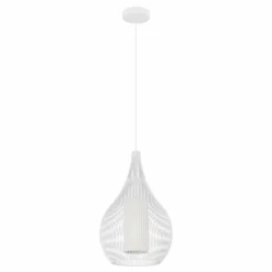 Luminaires Eglo Suspension Eglo RAZONI Blanc, 1 lumière