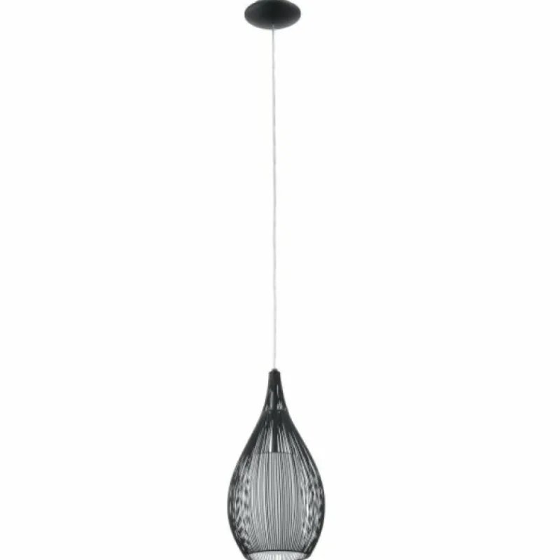 Luminaires Scandinaves-Luminaires Eglo Suspension Eglo RAZONI Noir