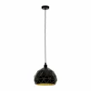 Lampes Dorées-Luminaires Eglo Suspension Eglo ROCCAFORTE Or, Noir, 1 lumière