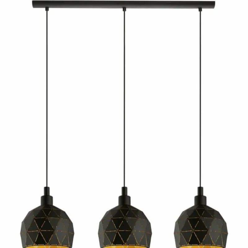Luminaires Eglo Suspension Eglo ROCCAFORTE, 3 lumières* Suspensions