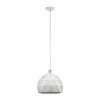 Luminaires Scandinaves-Luminaires Eglo Suspension Eglo ROCCAFORTE Blanc, 1 lumière
