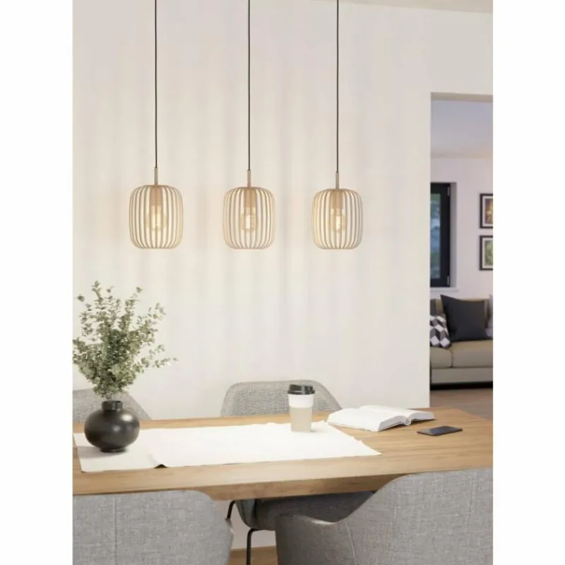 Luminaires Eglo Suspension Eglo ROMAZZINA Noir, 3 lumières* Suspensions