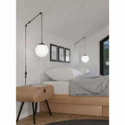 Luminaires Eglo Suspension Eglo RONDO Noir, 1 lumière