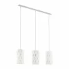 Luminaires Eglo Suspension EGLO RONSECCO Blanc, 3 lumières* Suspensions