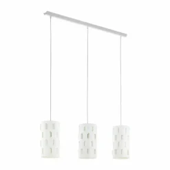 Luminaires Eglo Suspension EGLO RONSECCO Blanc, 3 lumières* Suspensions