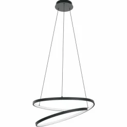 Luminaires Eglo Suspension Eglo RUOTALE LED Noir, 1 lumière* Éclairage Led