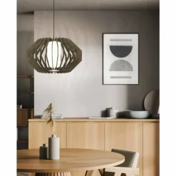 Luminaires Eglo Suspension Eglo RUSTICARIA Noir, 1 lumière