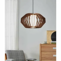 Luminaires Eglo Suspension Eglo RUSTICARIA Noir, 1 lumière