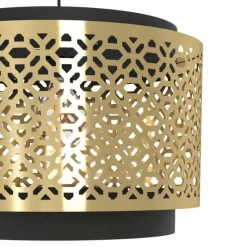 Luminaires Orientaux-Luminaires Eglo Suspension Eglo SANDBACH Noir, 1 lumière