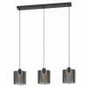 Luminaires Eglo Suspension Eglo SEGOVIA Noir, 3 lumières* Suspensions