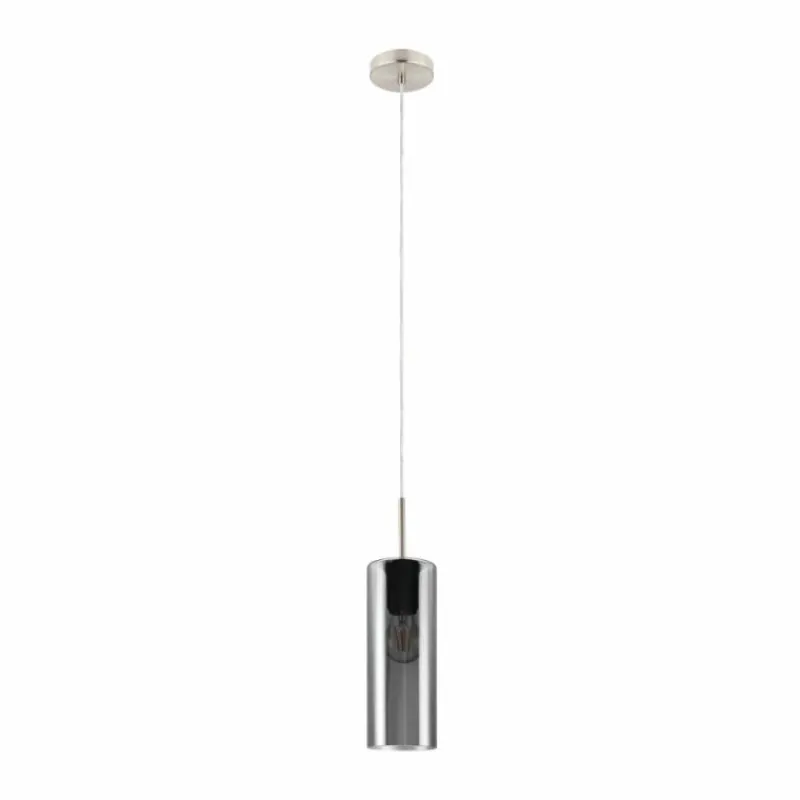 Luminaires Eglo Suspension Eglo SELVINO Nickel mat, 1 lumière