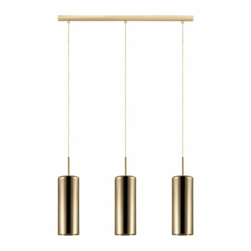 Luminaires Eglo Suspension Eglo SELVINO Nickel mat, 3 lumières