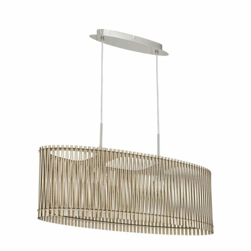 Luminaires Eglo Suspension Eglo SENDERO Nickel mat, 2 lumières* Suspensions