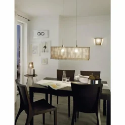 Luminaires Eglo Suspension Eglo SENDERO Nickel mat, 2 lumières* Suspensions