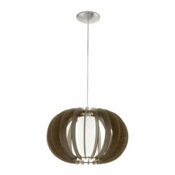 Luminaires Eglo Suspension Eglo STELLATO 3 Nickel mat, 1 lumière