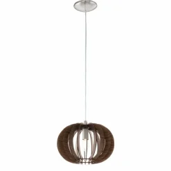 Lampes Vintages & Rétros-Luminaires Eglo Suspension Eglo STELLATO Nickel mat, 1 lumière