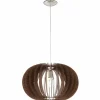 Lampes Vintages & Rétros-Luminaires Eglo Suspension Eglo STELLATO Nickel mat, 1 lumière