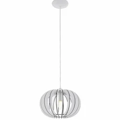 Lampes Vintages & Rétros-Luminaires Eglo Suspension Eglo STELLATO Blanc, 1 lumière