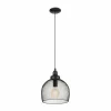 Lampes Vintages & Rétros-Luminaires Eglo Suspension Eglo STRAITON Noir, 1 lumière