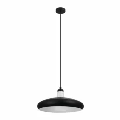 Luminaires Eglo Suspension Eglo TABANERA-C LED Noir, Blanc, 1 lumière* Éclairage Led