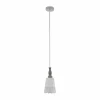 Lampes Industrielles-Luminaires Eglo Suspension EGLO TALBOT Gris, Blanc, 1 lumière