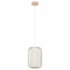 Lampes En Tissu-Luminaires Eglo Suspension Eglo TERRAROSA Sable, 1 lumière