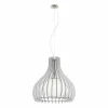 Luminaires Eglo Suspension Eglo TINDORI Nickel mat, 1 lumière