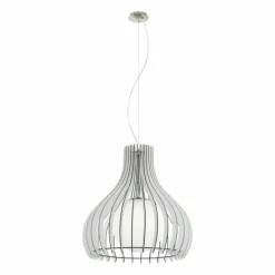Luminaires Eglo Suspension Eglo TINDORI Nickel mat, 1 lumière