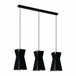 Luminaires Eglo Suspension Eglo VALECROSIA Noir, Blanc, 3 lumières* Suspensions