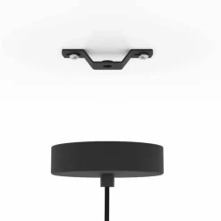 Lampes Dorées-Luminaires Eglo Suspension Eglo VENEZUELA Noir, 1 lumière