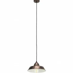 Luminaires Scandinaves-Luminaires Eglo Suspension Eglo VINTAGE Brun foncé, Cuivre, 1 lumière