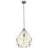Lampes Vintages & Rétros-Luminaires Eglo Suspension Eglo VINTAGE Cuivre, 1 lumière