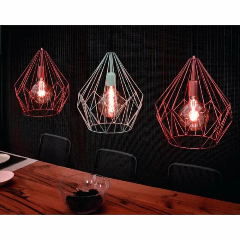 Lampes Vintages & Rétros-Luminaires Eglo Suspension Eglo VINTAGE Cuivre, 1 lumière