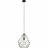 Lampes Vintages & Rétros-Luminaires Eglo Suspension Eglo VINTAGE Noir, 1 lumière
