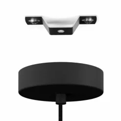 Luminaires Eglo Suspension Eglo YORTH Laiton, Noir, 1 lumière* Suspensions