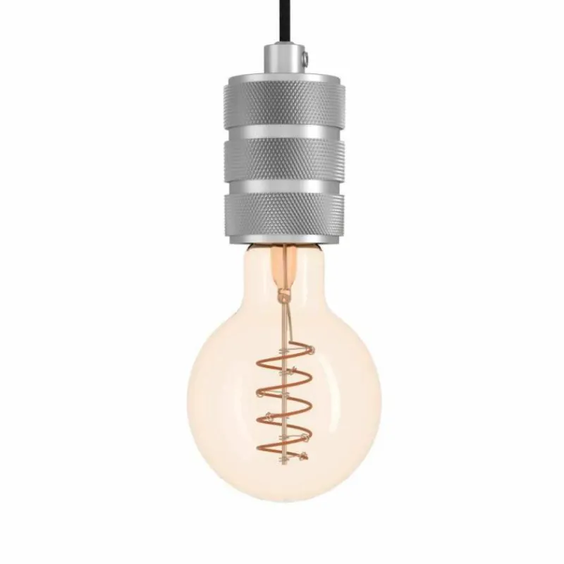 Luminaires Eglo Suspension Eglo YORTH Noir, Argenté, 1 lumière* Suspensions