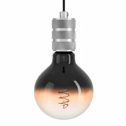 Luminaires Eglo Suspension Eglo YORTH Noir, Argenté, 1 lumière* Suspensions