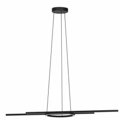 Luminaires Eglo Suspension Eglo ZILLERIO-Z LED Noir, 5 lumières