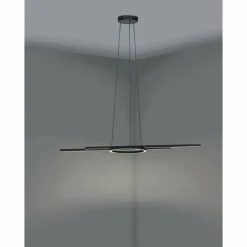 Luminaires Eglo Suspension Eglo ZILLERIO-Z LED Noir, 5 lumières